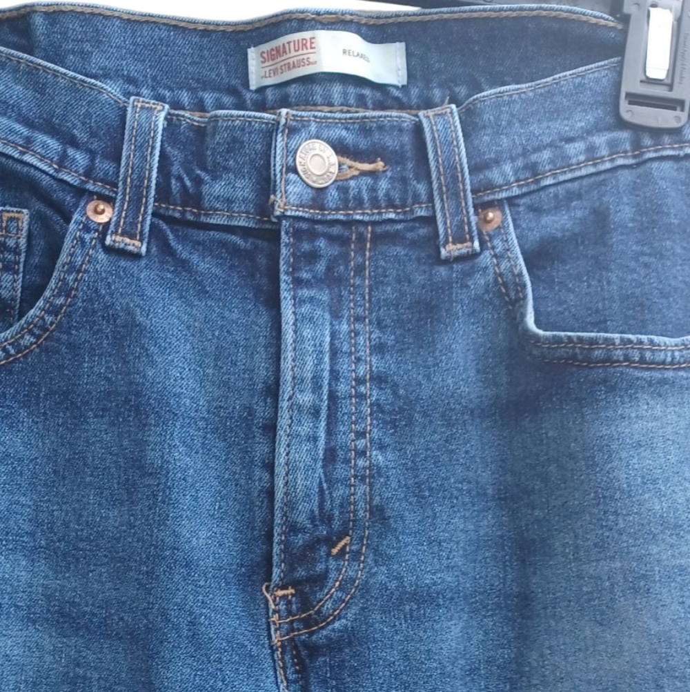8188...Men's Levi's Relaxed Straight Leg Jeans Size W32xL32 - Picture 5 of 8